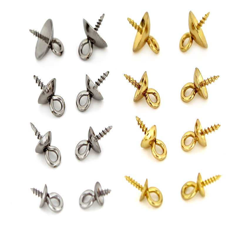Jewelry Making Eye Pins - 20 Adet Paslanmaz Çelik Toka Kancaları