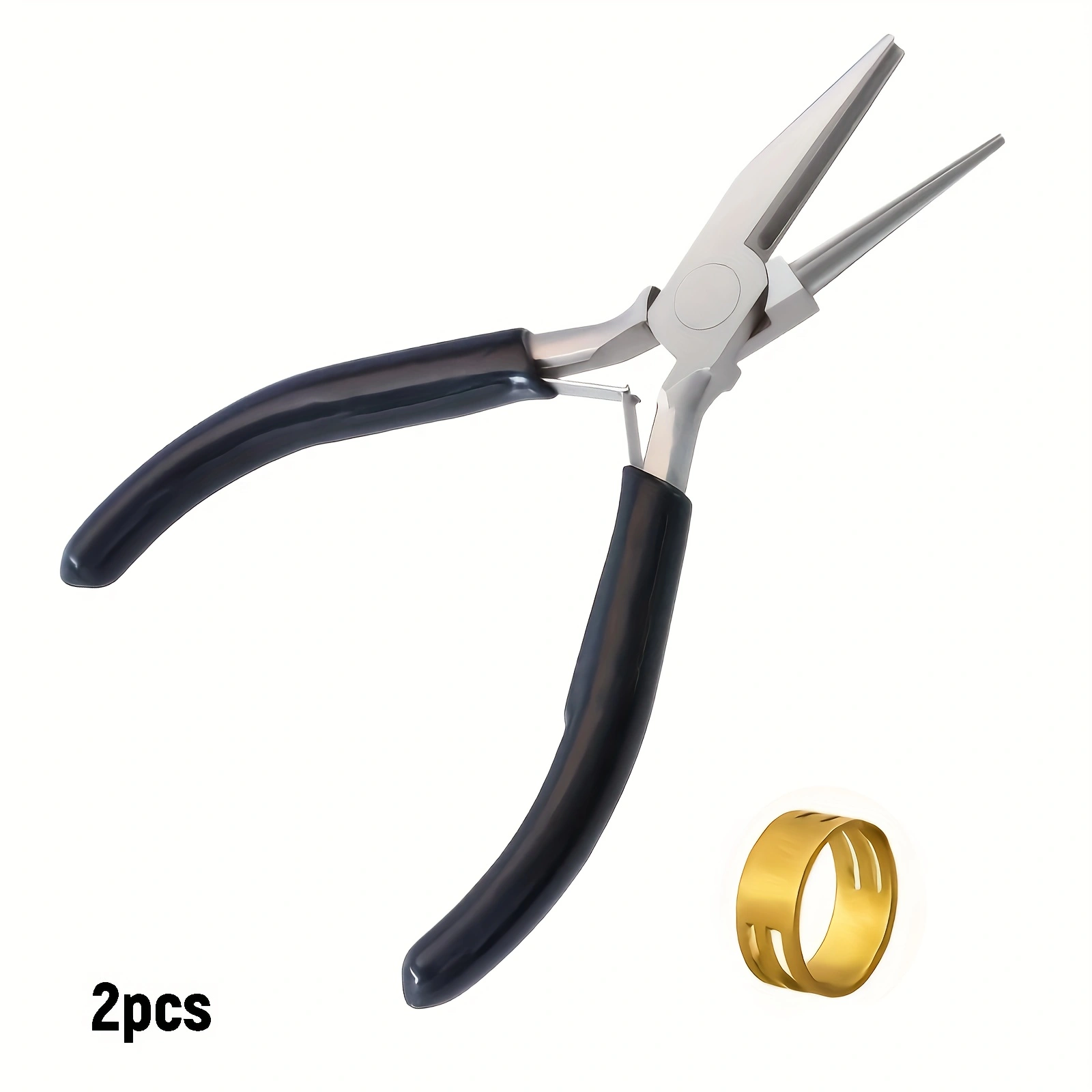 Jewelry Making Loop Pliers - 2/1 adet siyah sivri uçlu pense