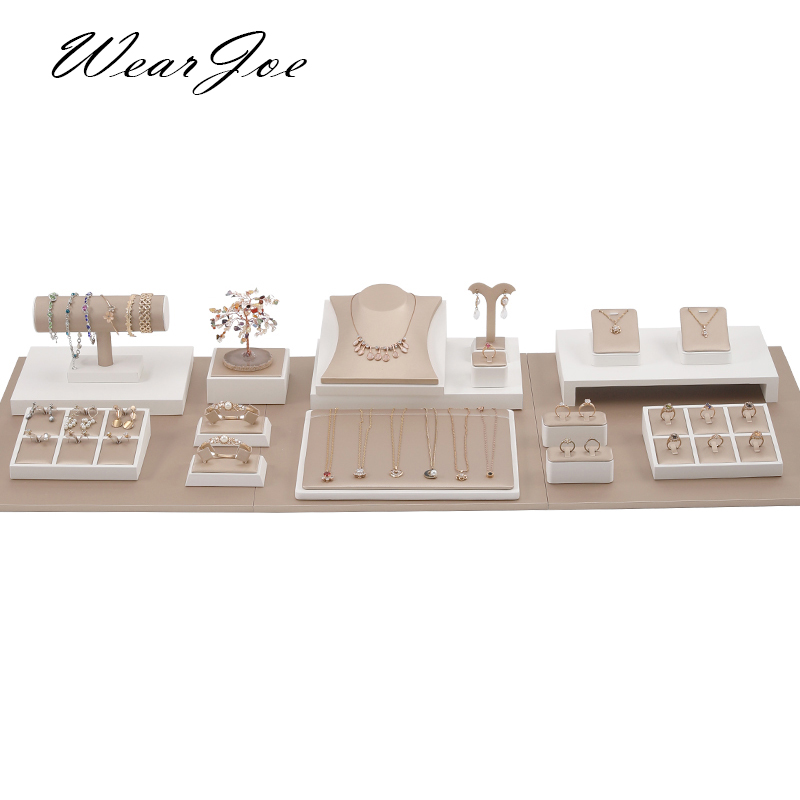 Jewelry Making Organizer - PU Deri Kuyumcu Vitrin Yüzük Küpe