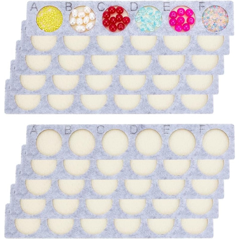 Jewelry Making Organizer - 10 adet boncuk tasarım tepsiler boncuk