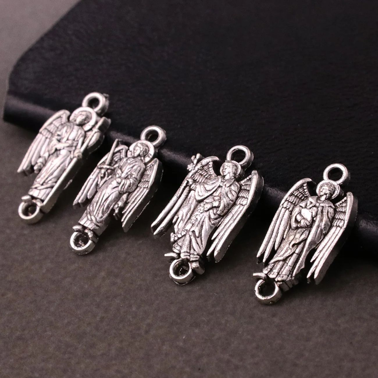 Jewelry Making Michaels - 4 adet Başmelek Madalyası Hıristiyan Koruma