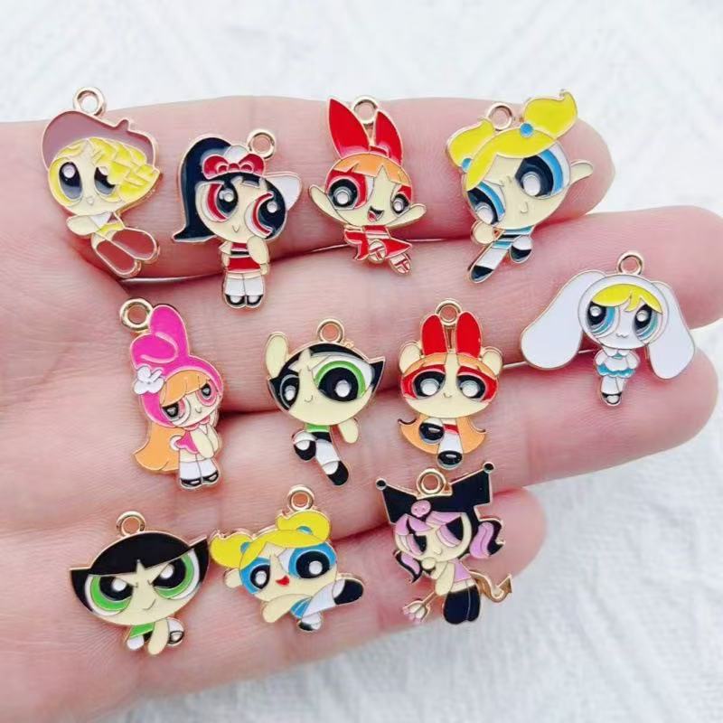 Jewelry Making Factory - 10 adet Alaşım Yağ Damlayan Karikatür