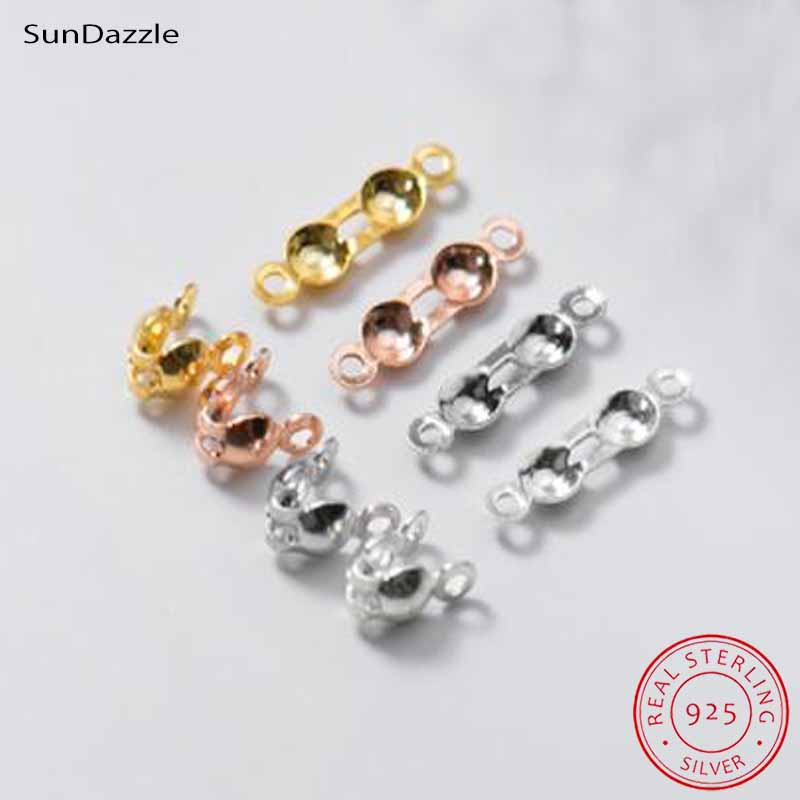 Jewelry Making Factory - 4 adet Hakiki Saf 925 Ayar