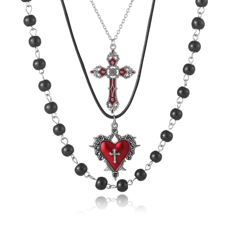 Jewelry Making Kits For Girls - Y2K Punk Gotik Çok Katmanlı Kolye