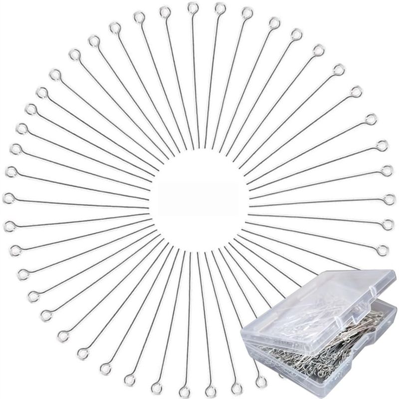 Jewelry Making Eye Pins - A01F-Hot 300 Adet 1.6 Inç 304