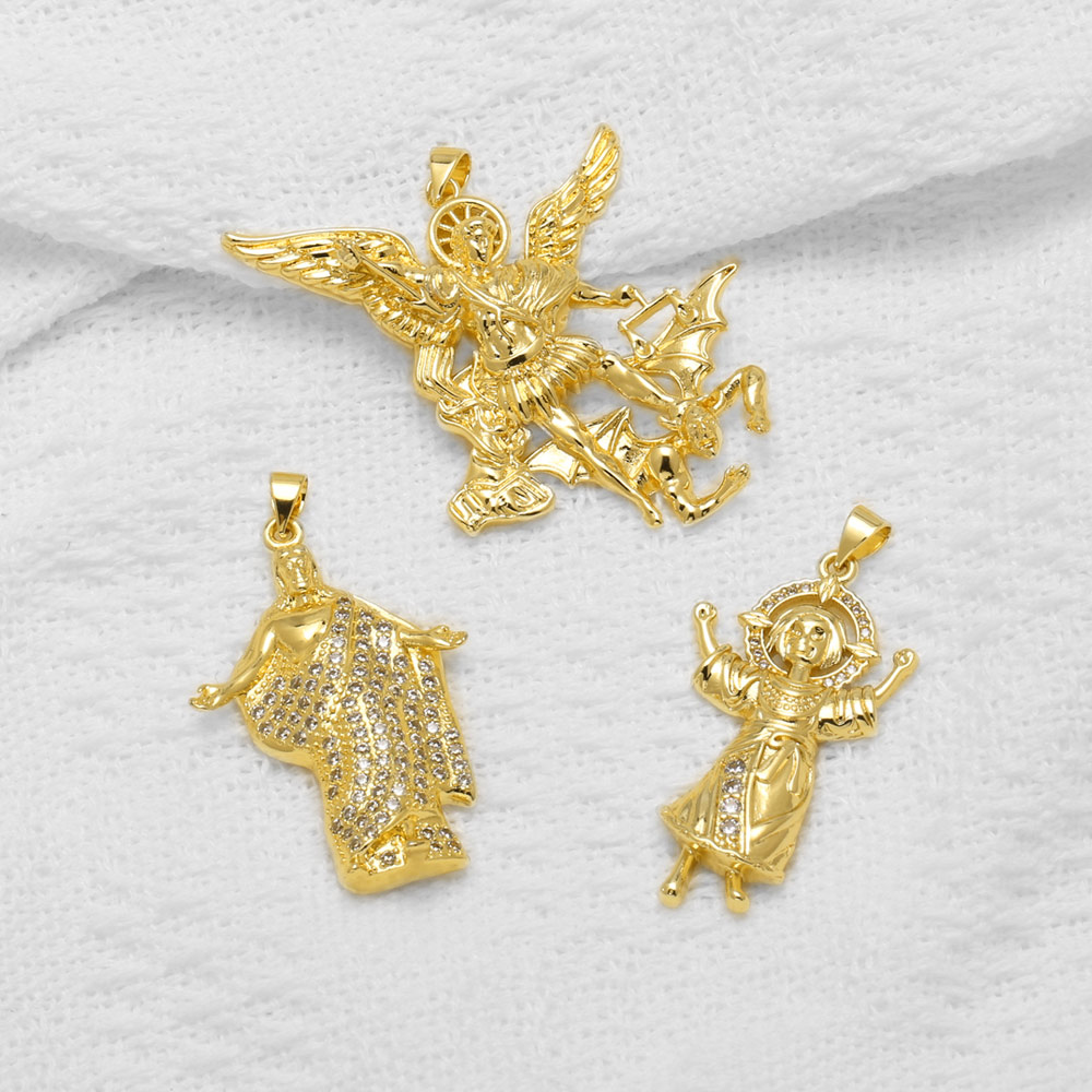 Jewelry Making Michaels - OCESRIO St Michael Charms Kolye Altın