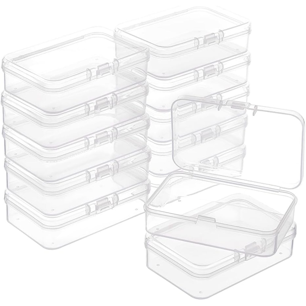 Jewelry Making Organizer - 12 paket Dikdörtgen PP Plastik Konteyner