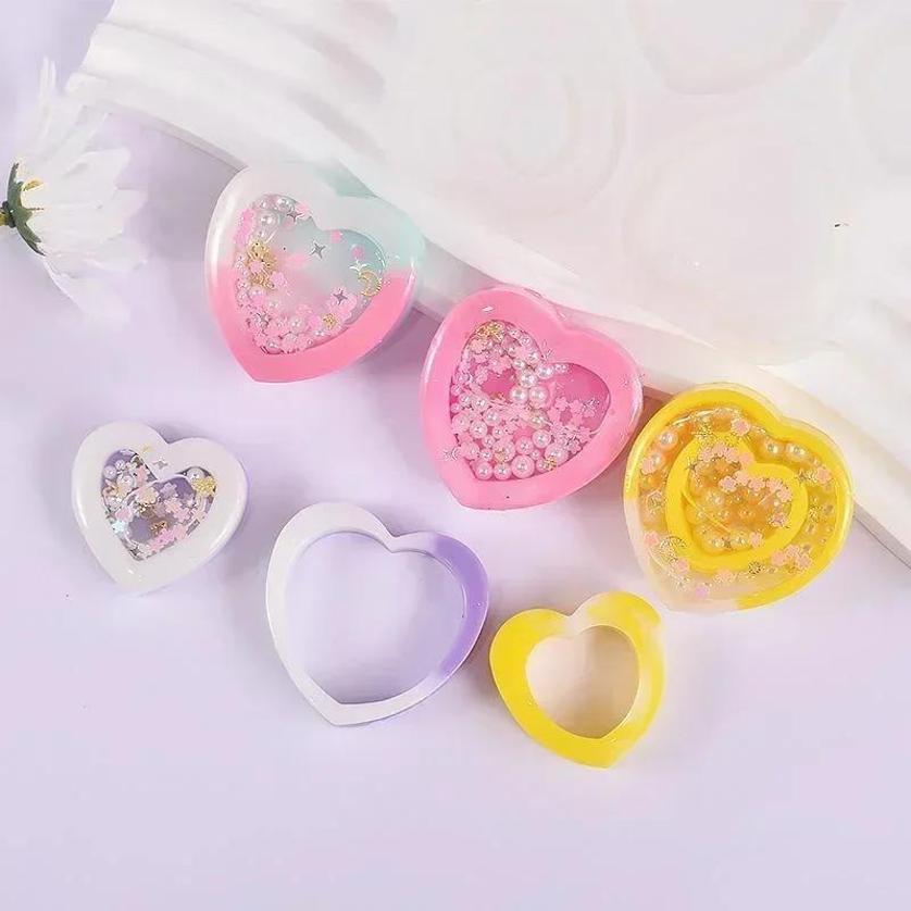 Jewelry Making Workshops - Reçine Shaker Silikon Kalıplar DIY Kalp