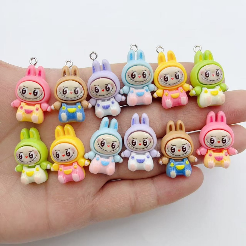 Jewelry Making Factory - 10 adet Kawaii Tavşan Çilek Evi