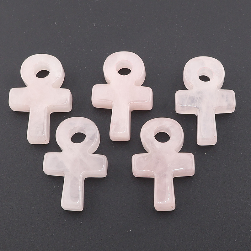 Jewelry Making Michaels - Gül Kuvars Ankh Çapraz Kolye Yaşam