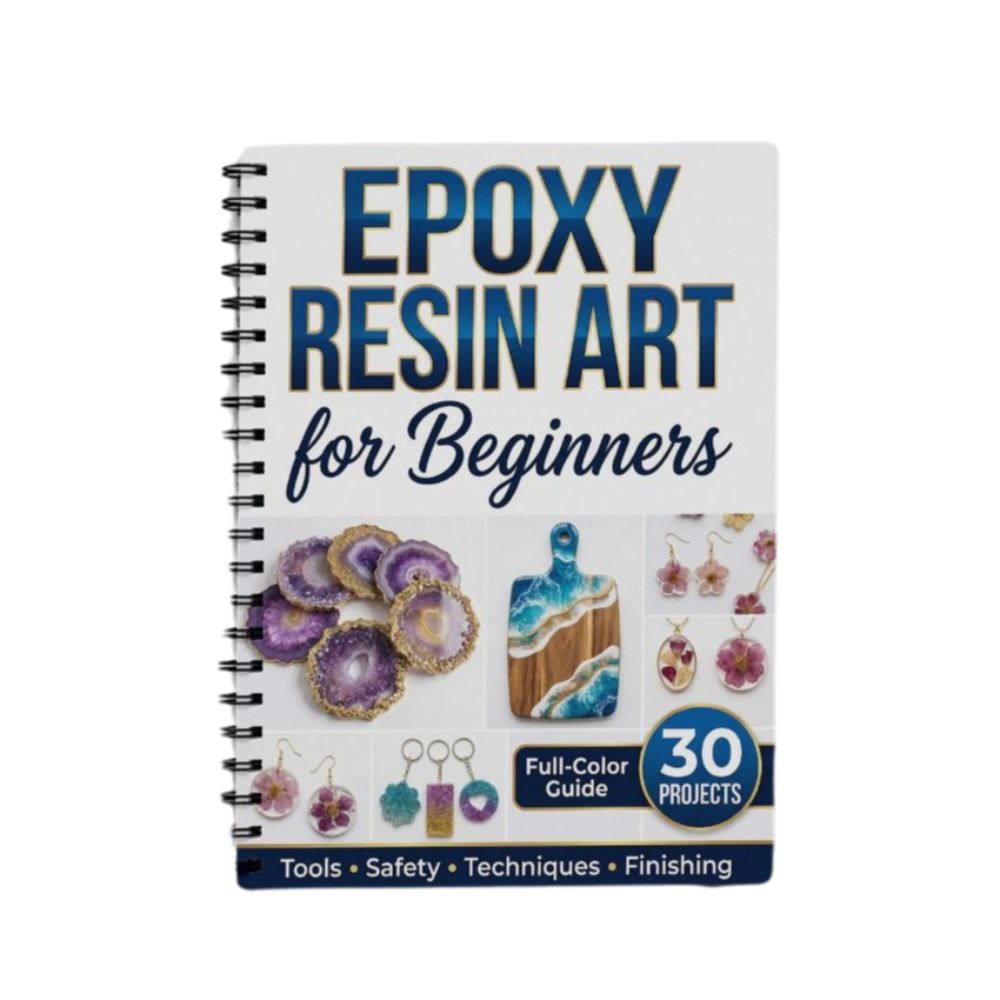 Jewelry Making For Beginners Book - Adım Adım Epoksi Reçine Sanatı El