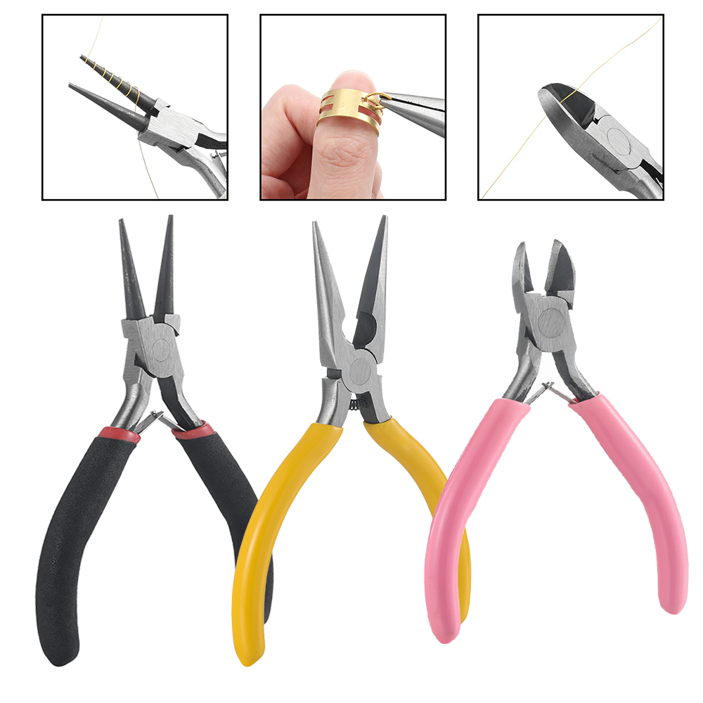Jewelry Making Loop Pliers - 3 adet/takım 3 Stilleri Takı Pense