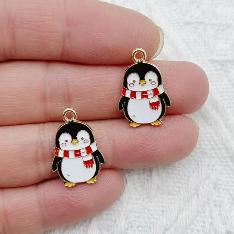 10 adet Karikatür Penguen Pand - Jewelry Making Pendants incelemesi ve fiyatı