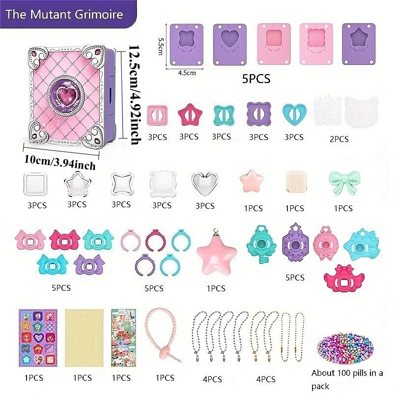 3D Etiket Yapma Seti Kendin Ya - Jewelry Making Kits For Girls incelemesi ve fiyatı