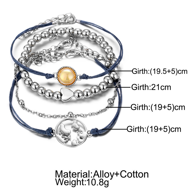 Boho kalp Charm bilezik seti k - Jewelry Making Kits For Girls incelemesi ve fiyatı