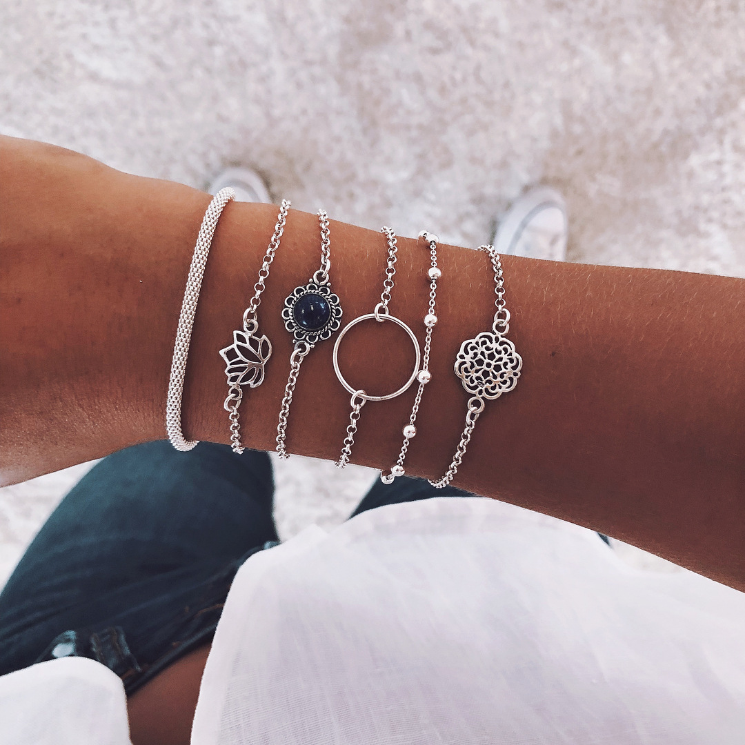Boho kalp Charm bilezik seti k - Jewelry Making Kits For Girls incelemesi ve fiyatı