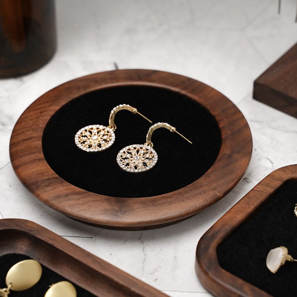 Basit Geometri Ahşap Yüzük Tep - Jewelry Making Organizer incelemesi ve fiyatı