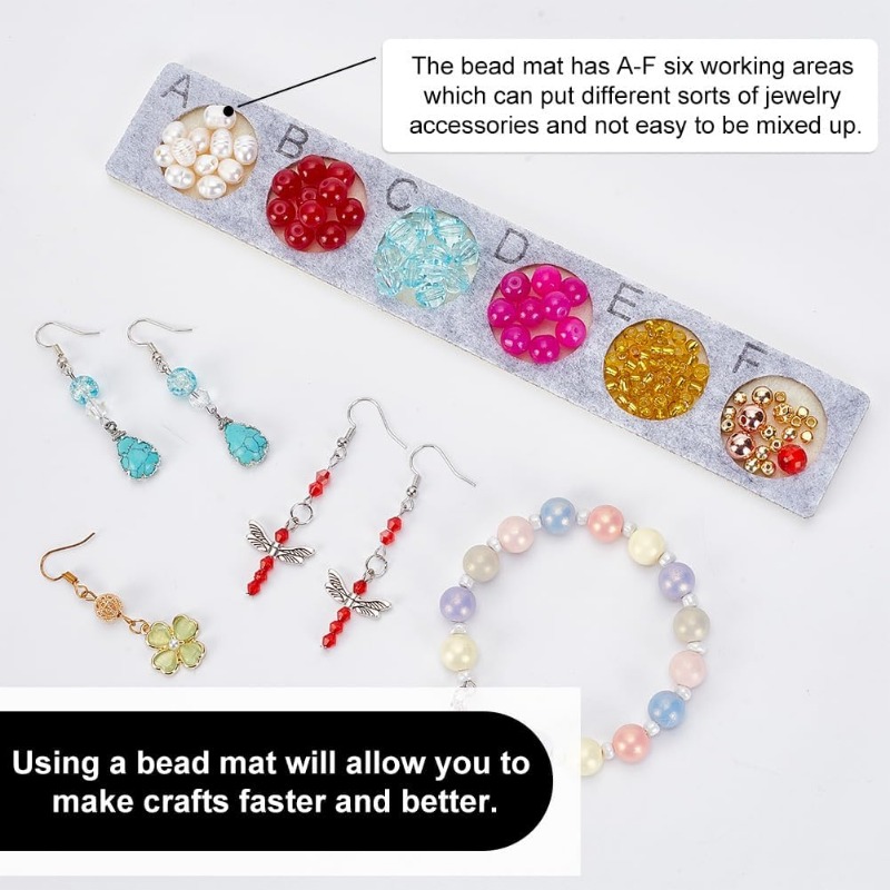 10 adet boncuk tasarım tepsile - Jewelry Making Organizer incelemesi ve fiyatı