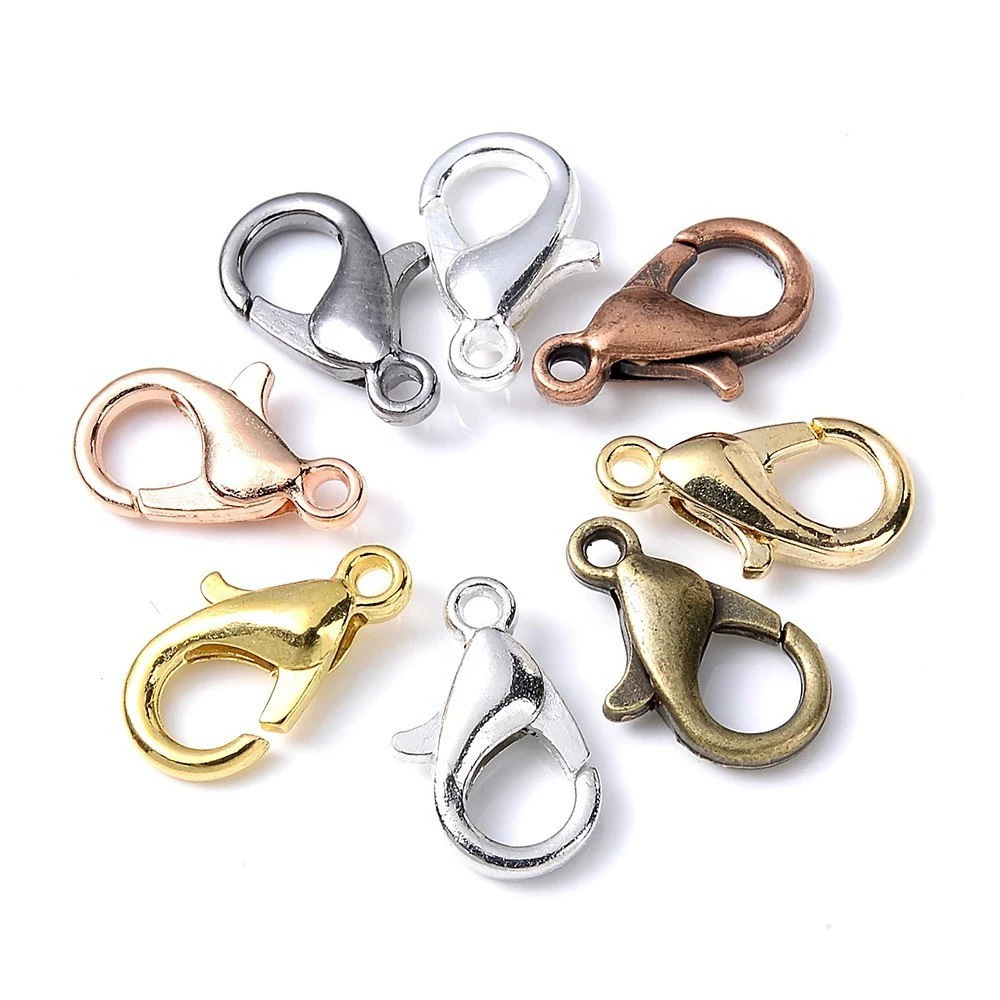 100 adet 9 12 14mm çinko alaşı - Jewelry Making Factory incelemesi ve fiyatı