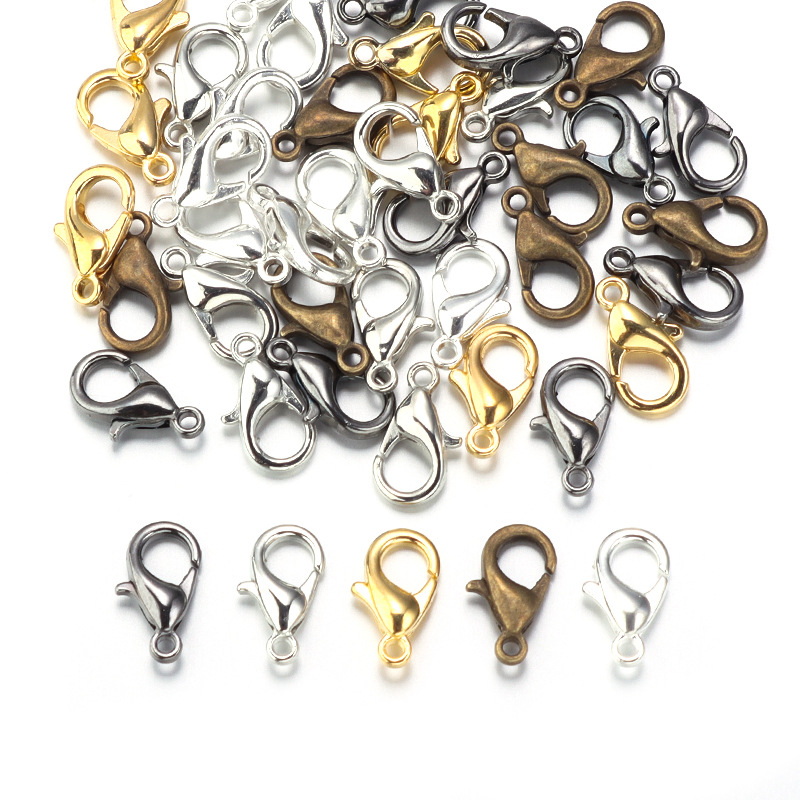 100 adet 9 12 14mm çinko alaşı - Jewelry Making Factory incelemesi ve fiyatı