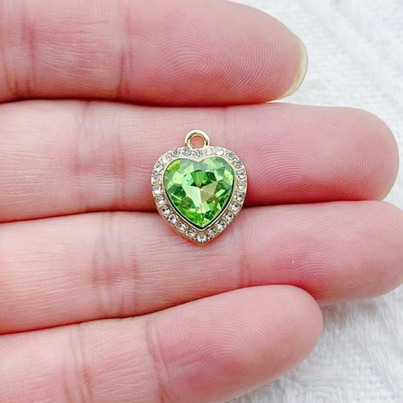 10 adet kalp şeklinde kakma re - Jewelry Making Pendants incelemesi ve fiyatı