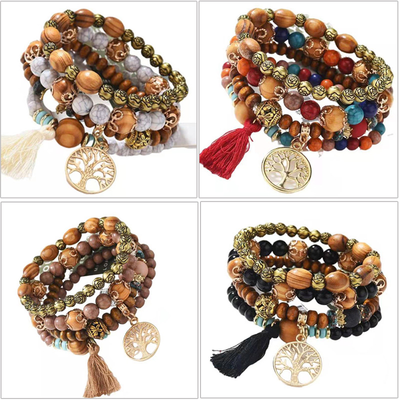 4'lü Boho Hayat Ağacı Bileklik - Jewelry Making Kits For Girls incelemesi ve fiyatı
