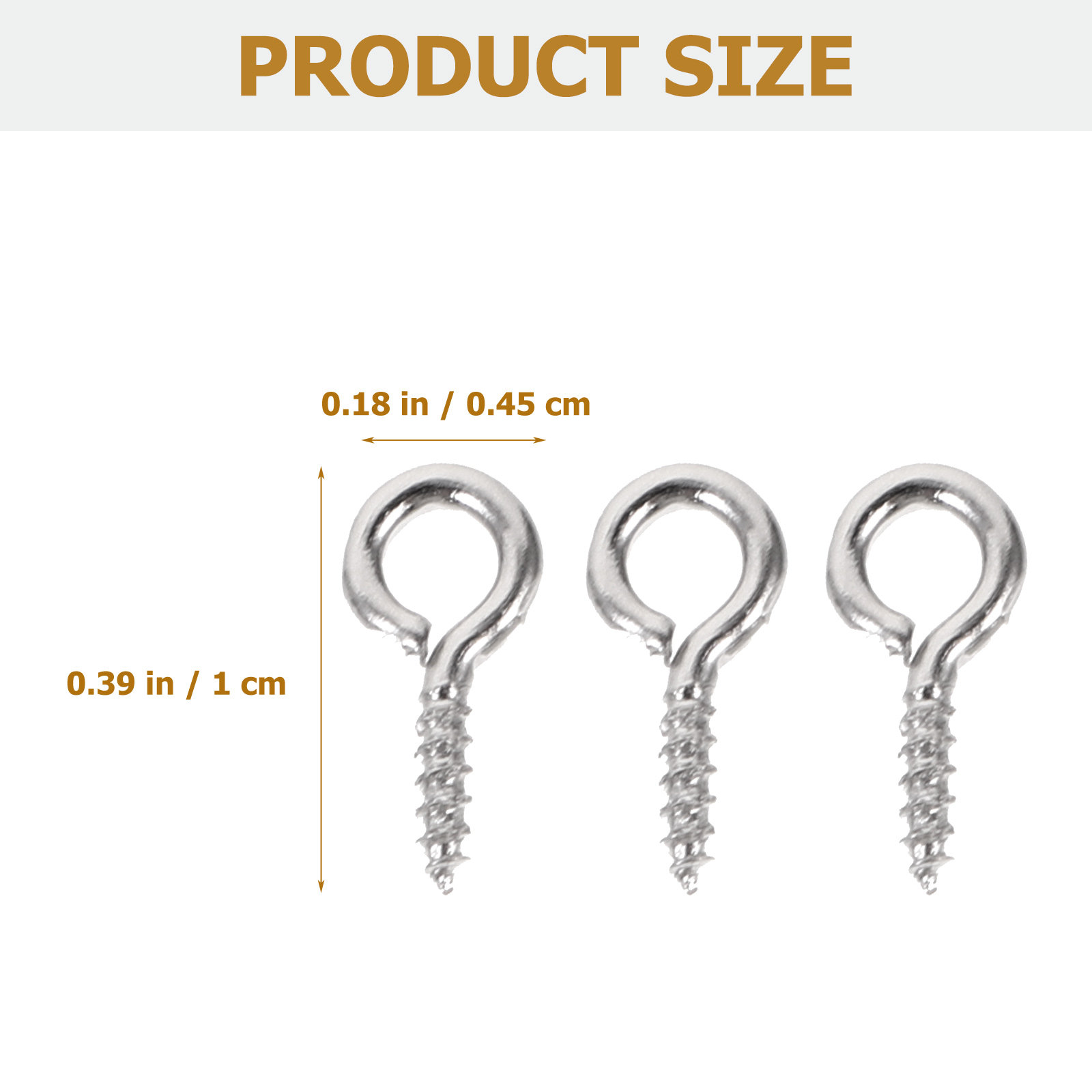 500 Adet Mini Vidalı Göz Pimi  - Jewelry Making Eye Pins incelemesi ve fiyatı