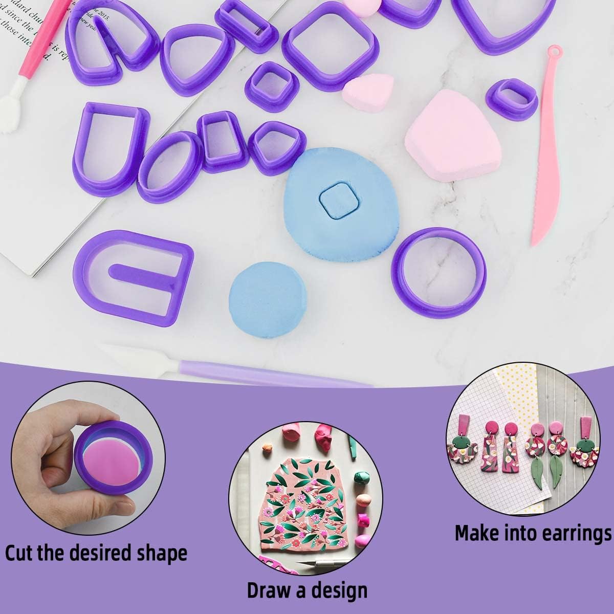 Polimer Kil Küpe Yapımı Seti,  - Jewelry Making Kits For Girls incelemesi ve fiyatı