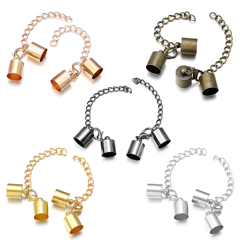 10 takım deri kordon uç kapakl - Jewelry Making Factory incelemesi ve fiyatı