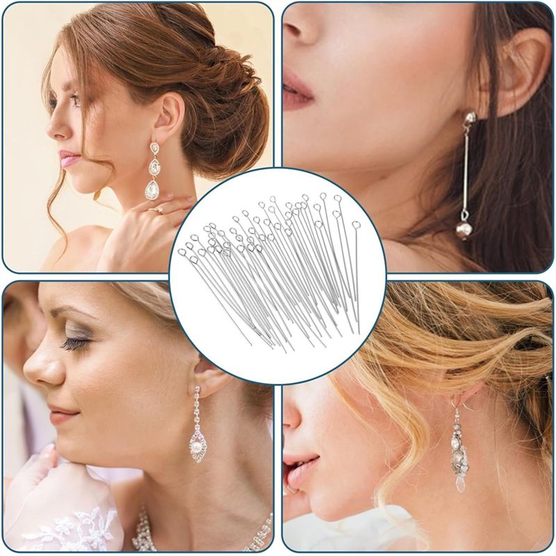 A01F-Hot 300 Adet 1.6 Inç 304  - Jewelry Making Eye Pins incelemesi ve fiyatı