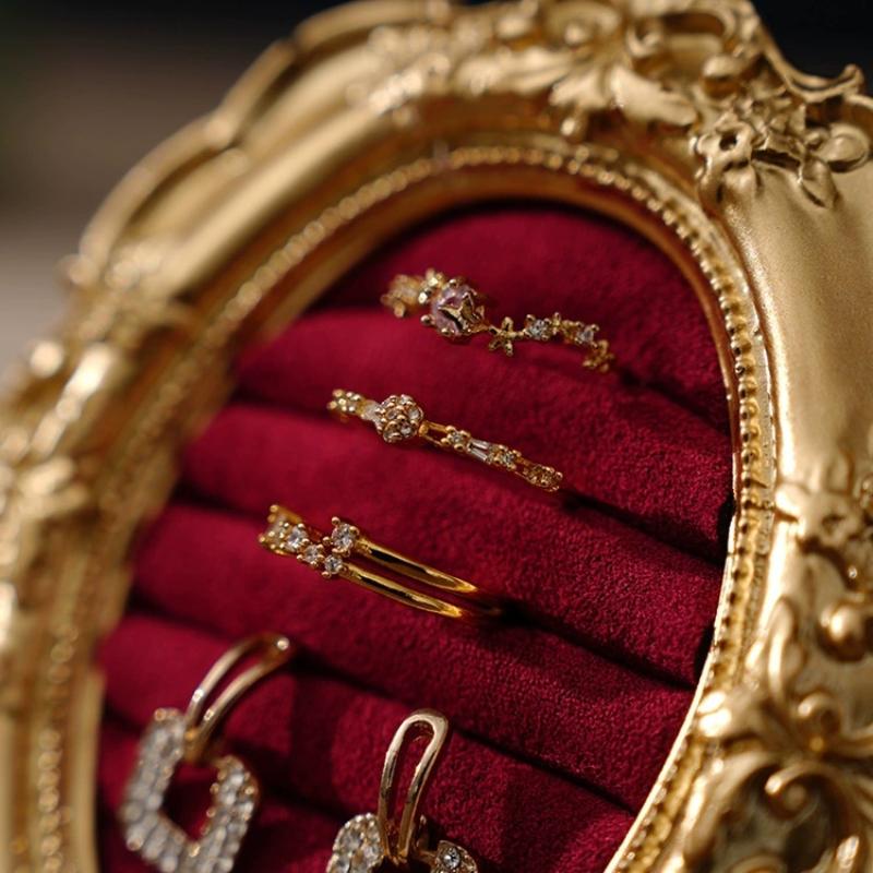 Vintage Altın Yüzük Sergi Stan - Jewelry Making Organizer incelemesi ve fiyatı