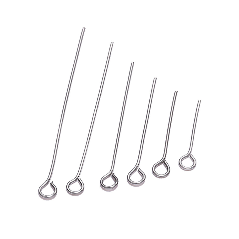 100 adet 20 25 30 35 40 45 50m - Jewelry Making Eye Pins incelemesi ve fiyatı