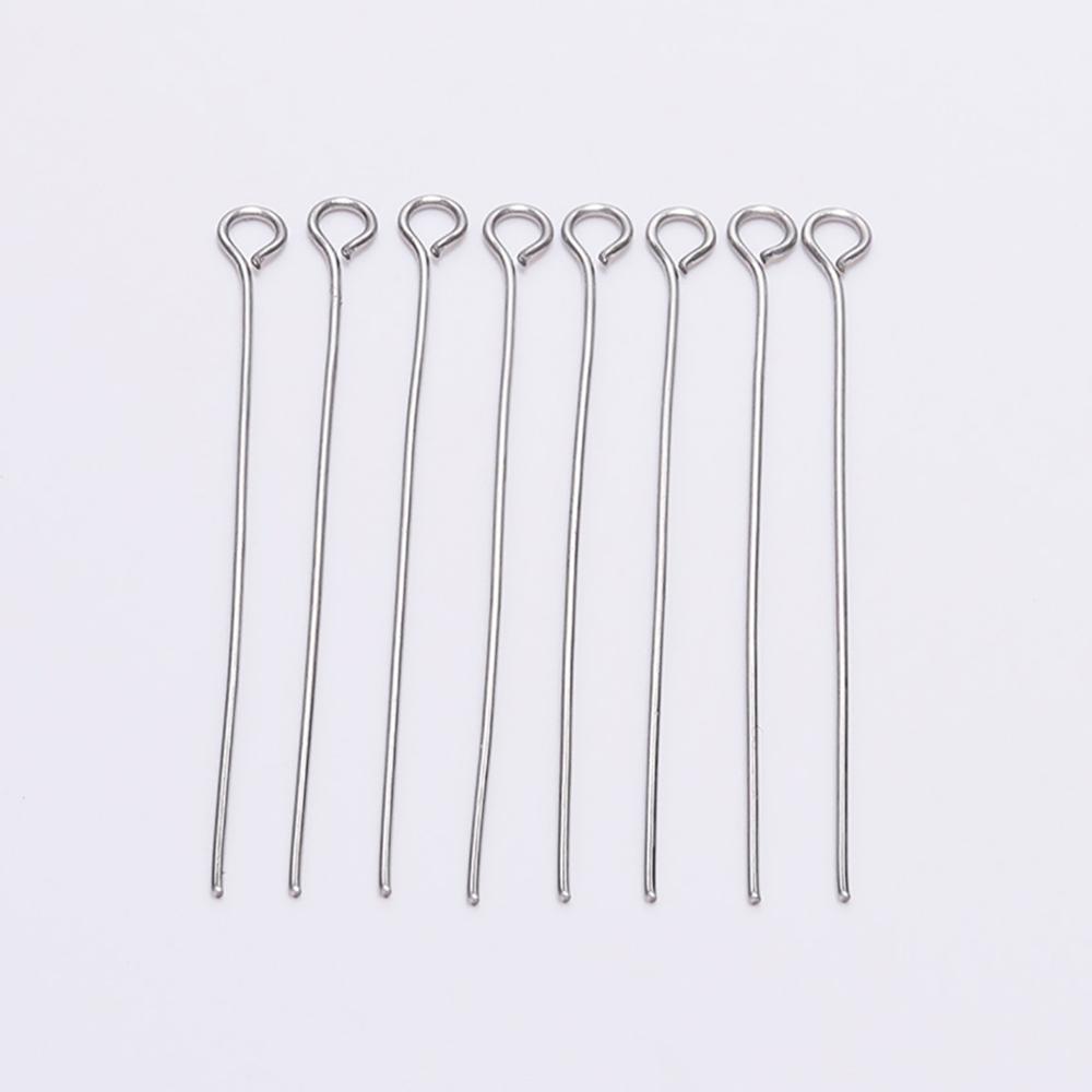 100 adet 20 25 30 35 40 45 50m - Jewelry Making Eye Pins incelemesi ve fiyatı