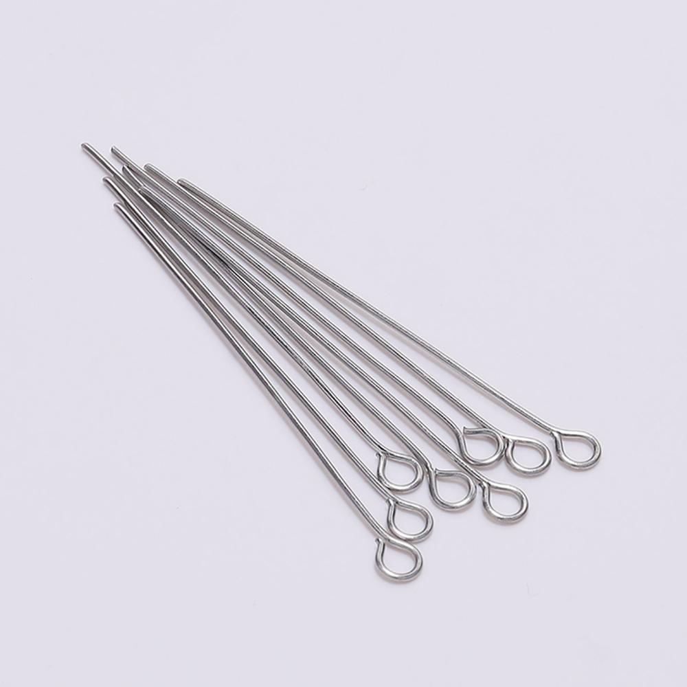 100 adet 20 25 30 35 40 45 50m - Jewelry Making Eye Pins incelemesi ve fiyatı