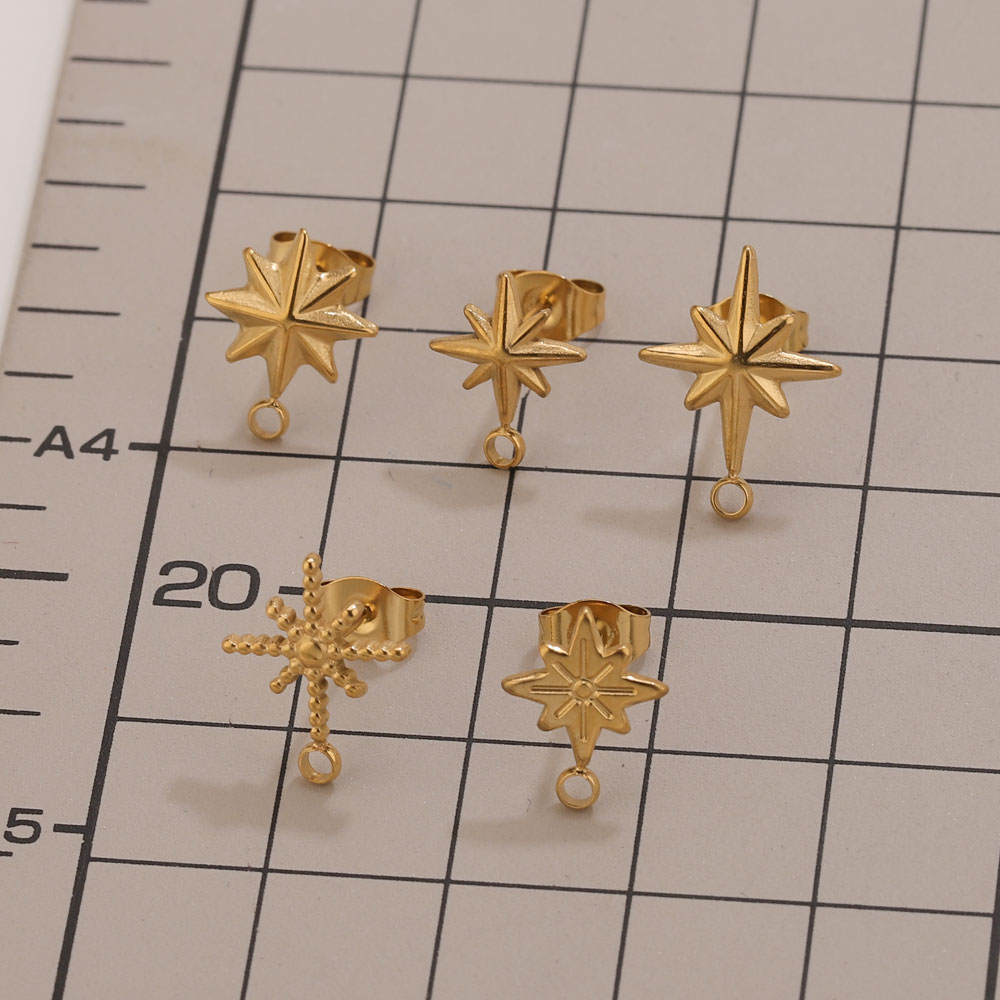 6 adet Paslanmaz Çelik Yıldız  - Jewelry Making Workshops incelemesi ve fiyatı