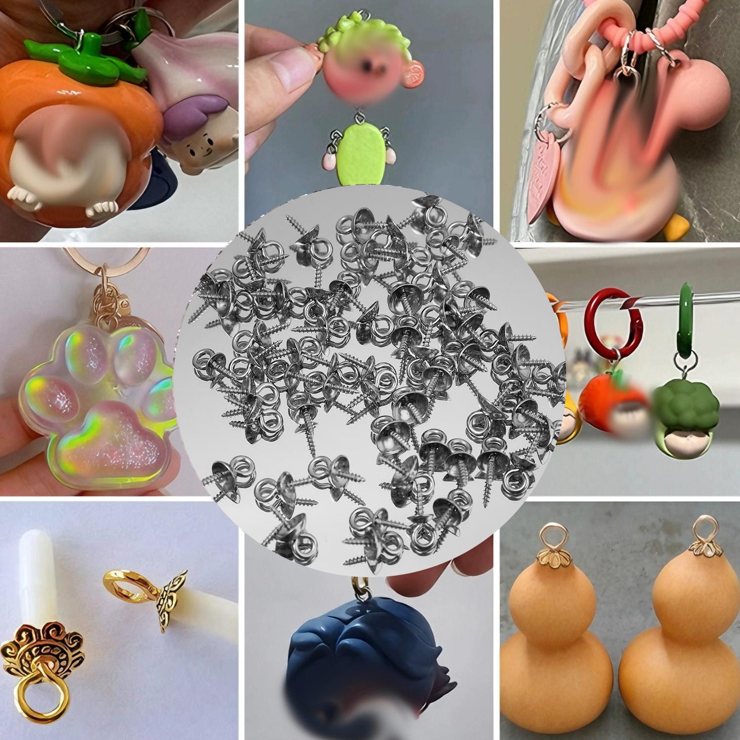 50 adet 4/5/6mm Paslanmaz Çeli - Jewelry Making Eye Pins incelemesi ve fiyatı