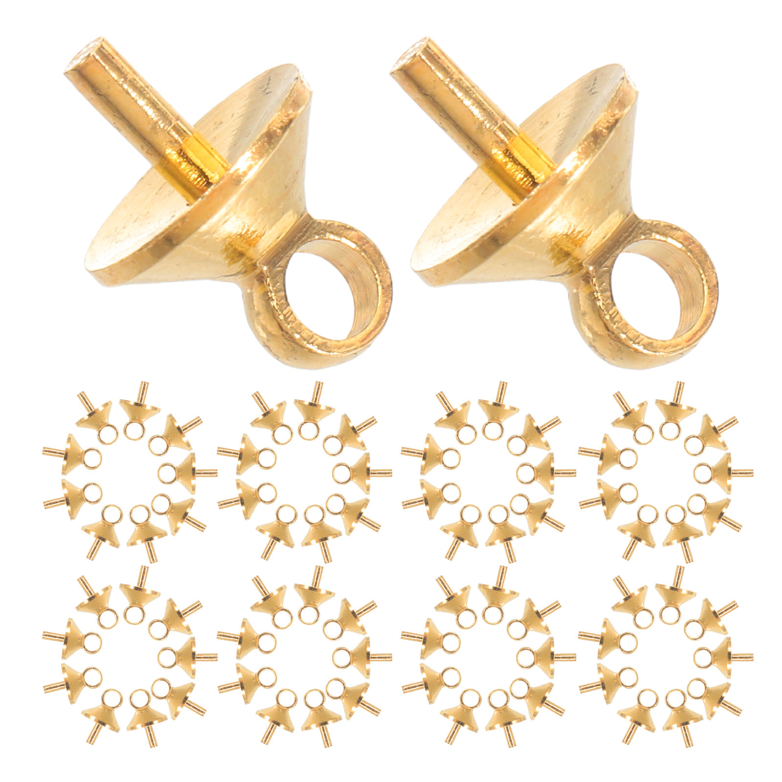 100 Adet Bakır Yarım Delikli G - Jewelry Making Eye Pins incelemesi ve fiyatı