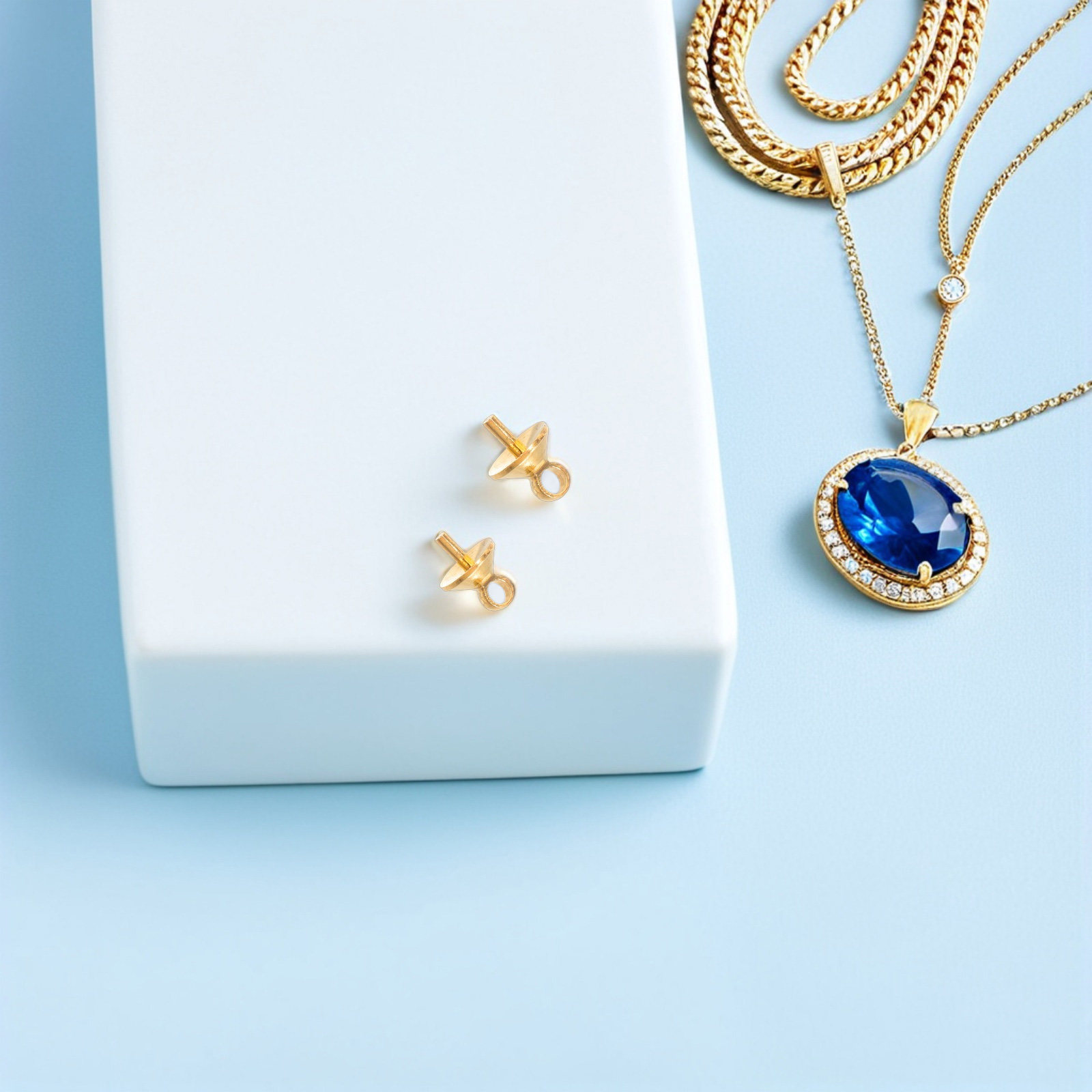 100 Adet Bakır Yarım Delikli G - Jewelry Making Eye Pins incelemesi ve fiyatı