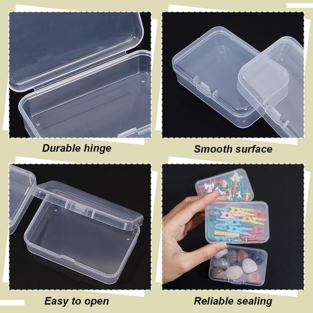 12 paket Dikdörtgen PP Plastik - Jewelry Making Organizer incelemesi ve fiyatı