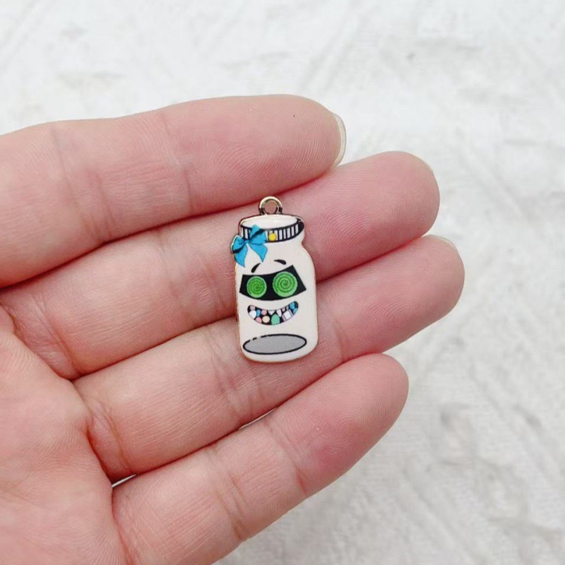 12 adet alaşımlı baskılı şişe  - Jewelry Making Pendants incelemesi ve fiyatı