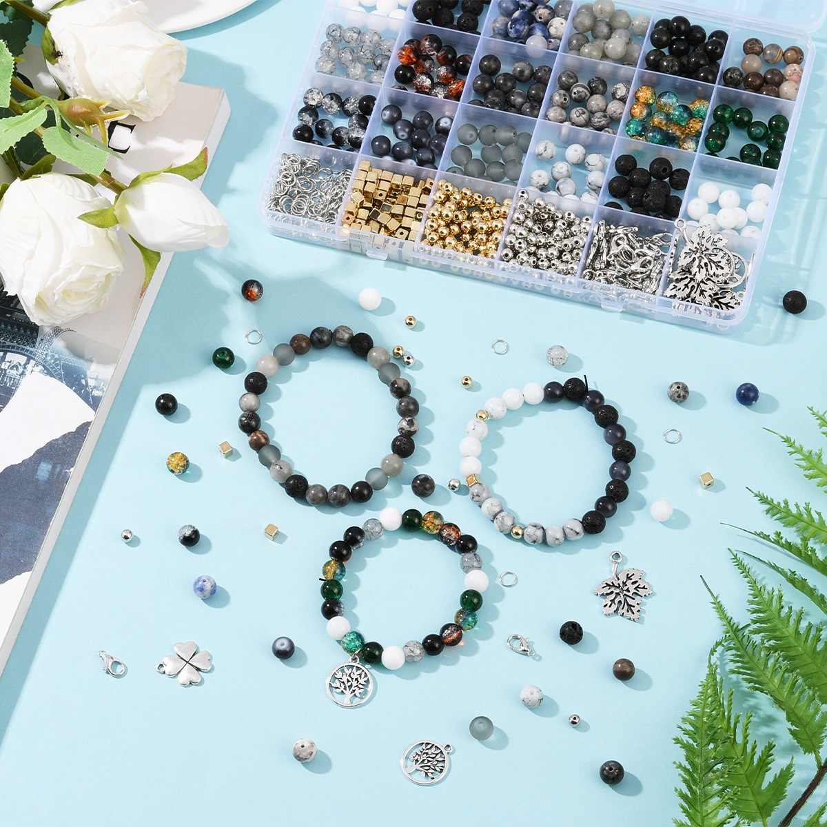Doğal Taşlar Değerli Taşlar Ta - Jewelry Making Kits For Girls incelemesi ve fiyatı