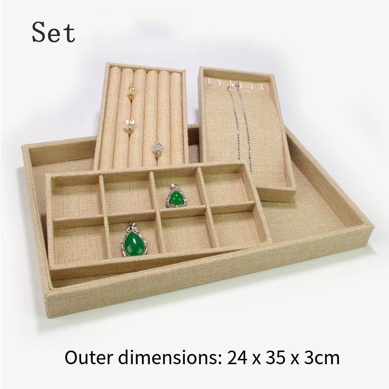 Zarif Keten Takı teşhir tepsis - Jewelry Making Organizer incelemesi ve fiyatı