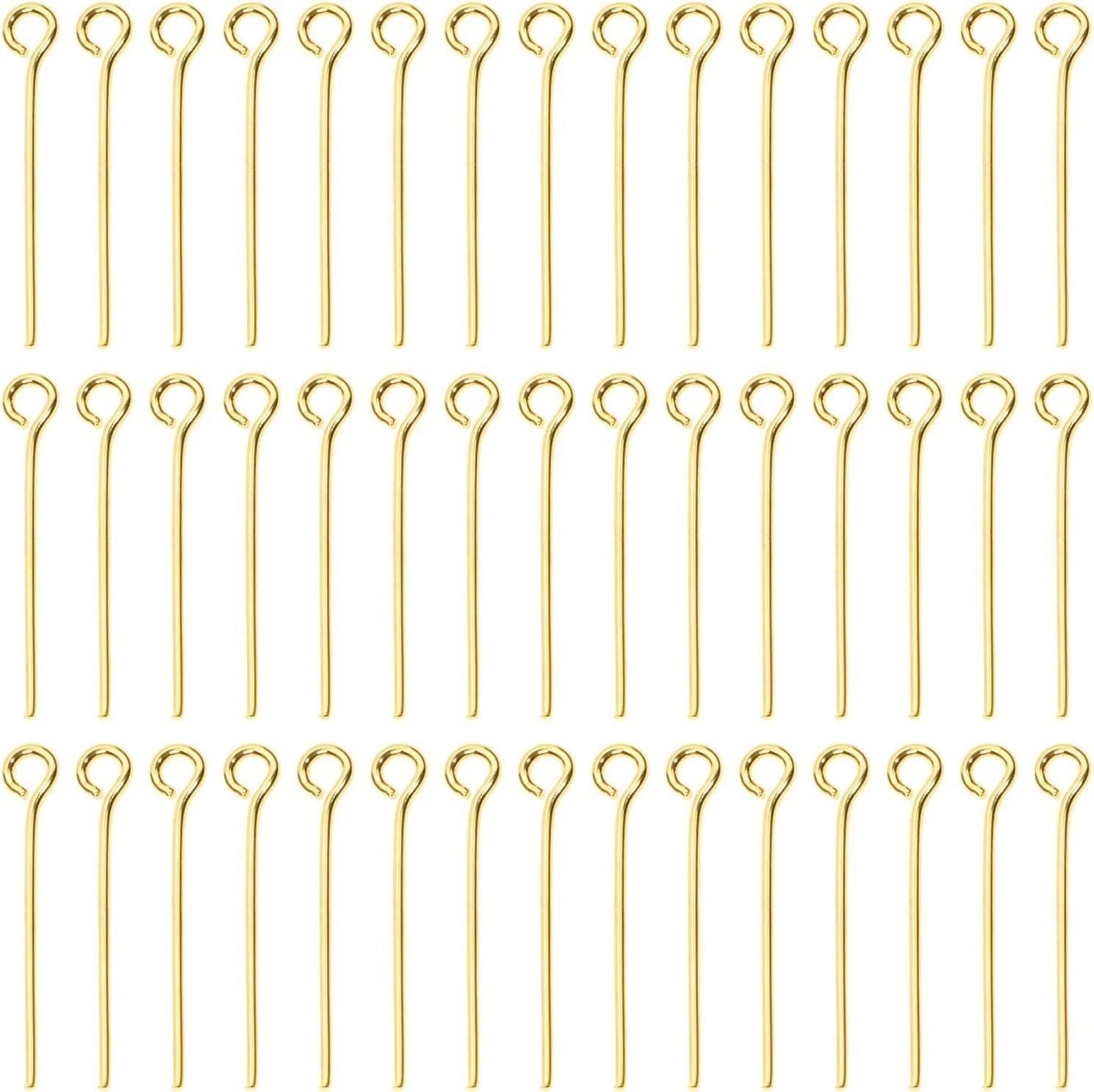 200 ADET 16 20 30mm Mini Metal - Jewelry Making Eye Pins incelemesi ve fiyatı