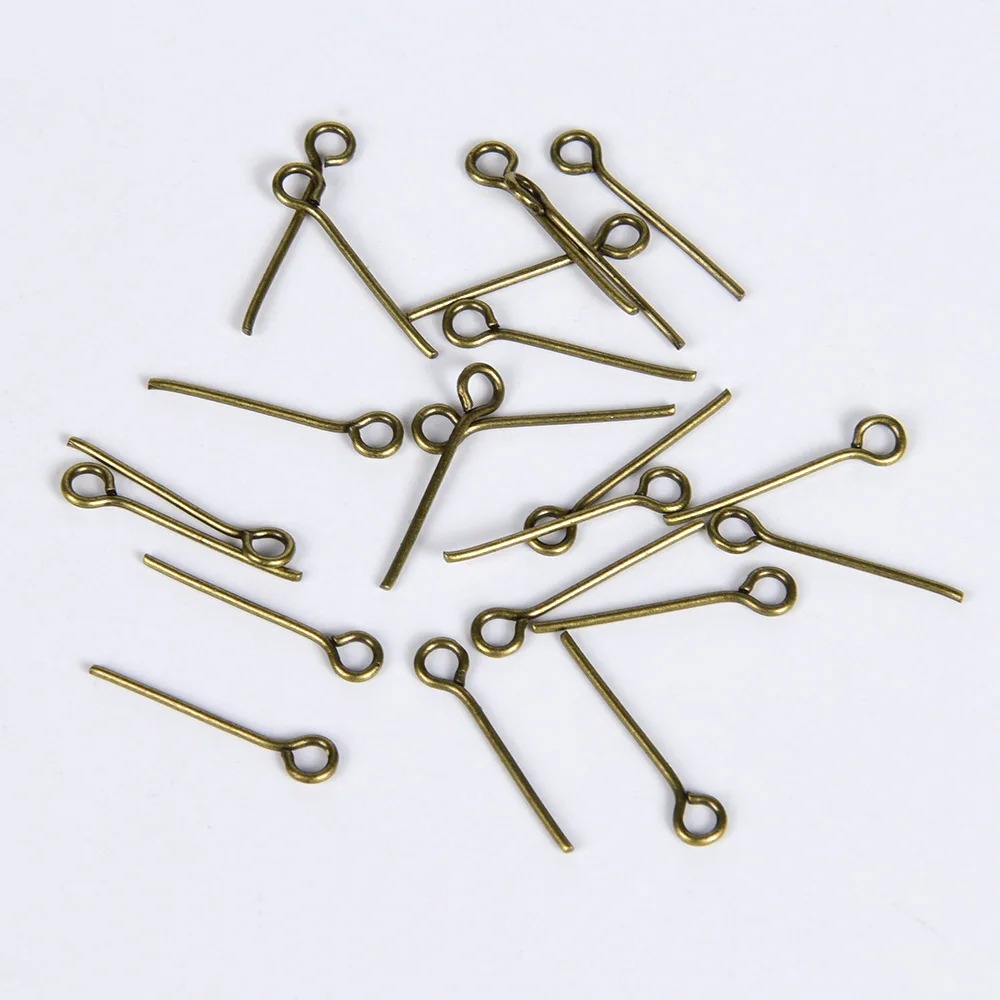 200 ADET 16 20 30mm Mini Metal - Jewelry Making Eye Pins incelemesi ve fiyatı