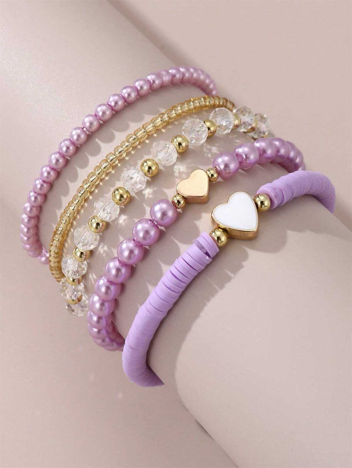 5 adet Pembe Kalp Çocuklar Bil - Jewelry Making Kits For Girls incelemesi ve fiyatı