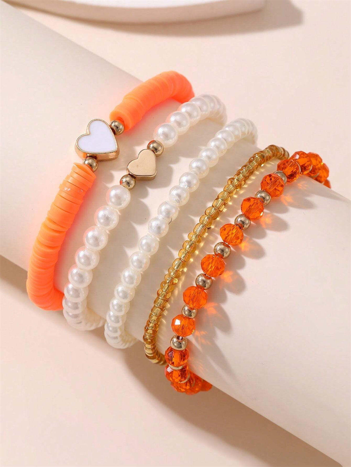 5 adet Pembe Kalp Çocuklar Bil - Jewelry Making Kits For Girls incelemesi ve fiyatı