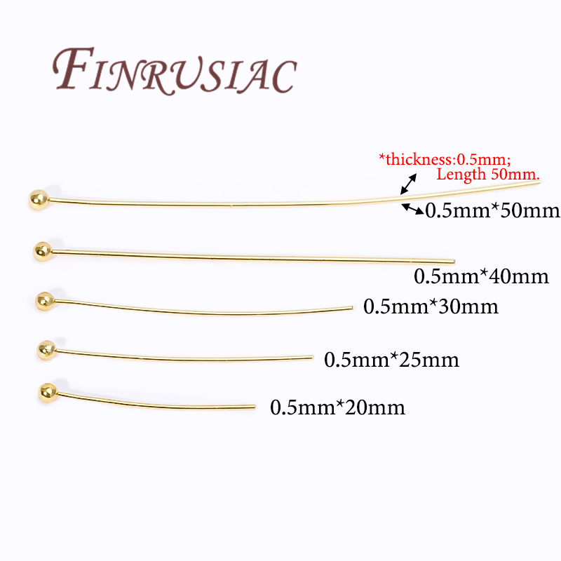 50 adet 20-50mm altın kaplama  - Jewelry Making Eye Pins incelemesi ve fiyatı
