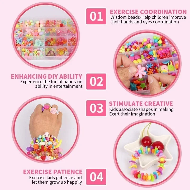 Kızlar DIY boncuk seti takı ya - Jewelry Making Kits For Girls incelemesi ve fiyatı